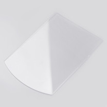 Acrylglasscheibe Bogen 130 x 180 x 2 mm, 5 Stück