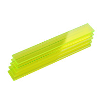 Acrylklötzchen fluorezierend grün 22x3x160 mm, 5 Stück