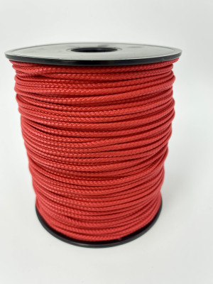 Polypropylen Seil 1mm 100m Spule rot